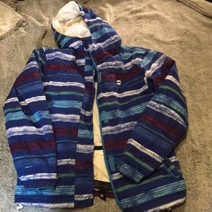 Blue ski jacket